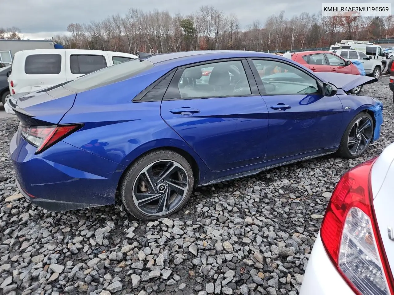 KMHLR4AF3MU196569 2021 Hyundai Elantra N Line