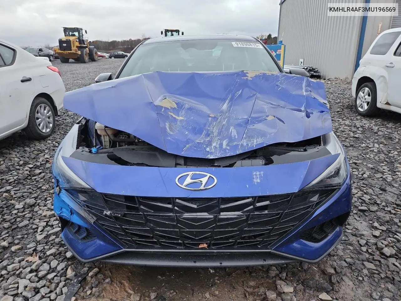 KMHLR4AF3MU196569 2021 Hyundai Elantra N Line