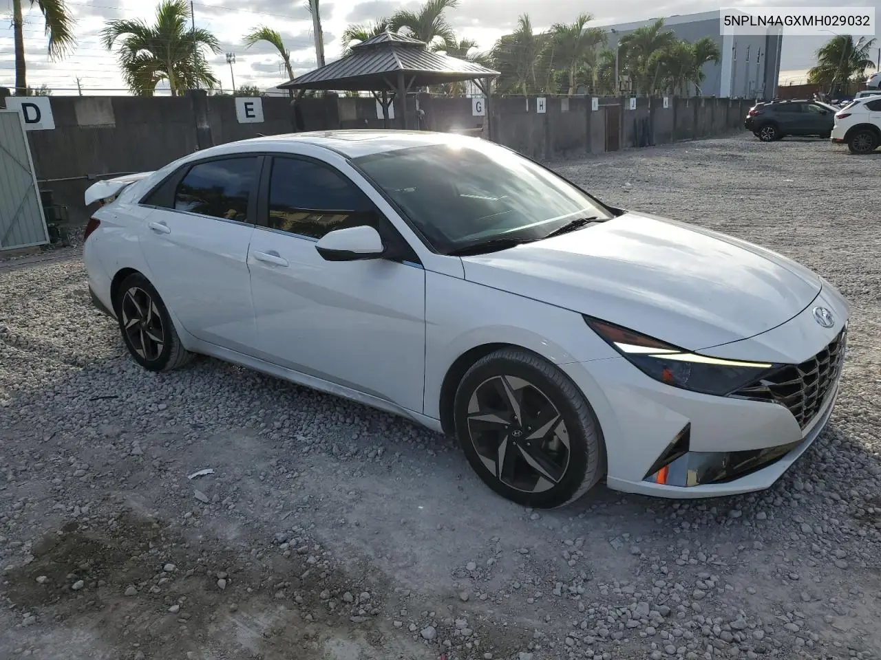 5NPLN4AGXMH029032 2021 Hyundai Elantra Sel