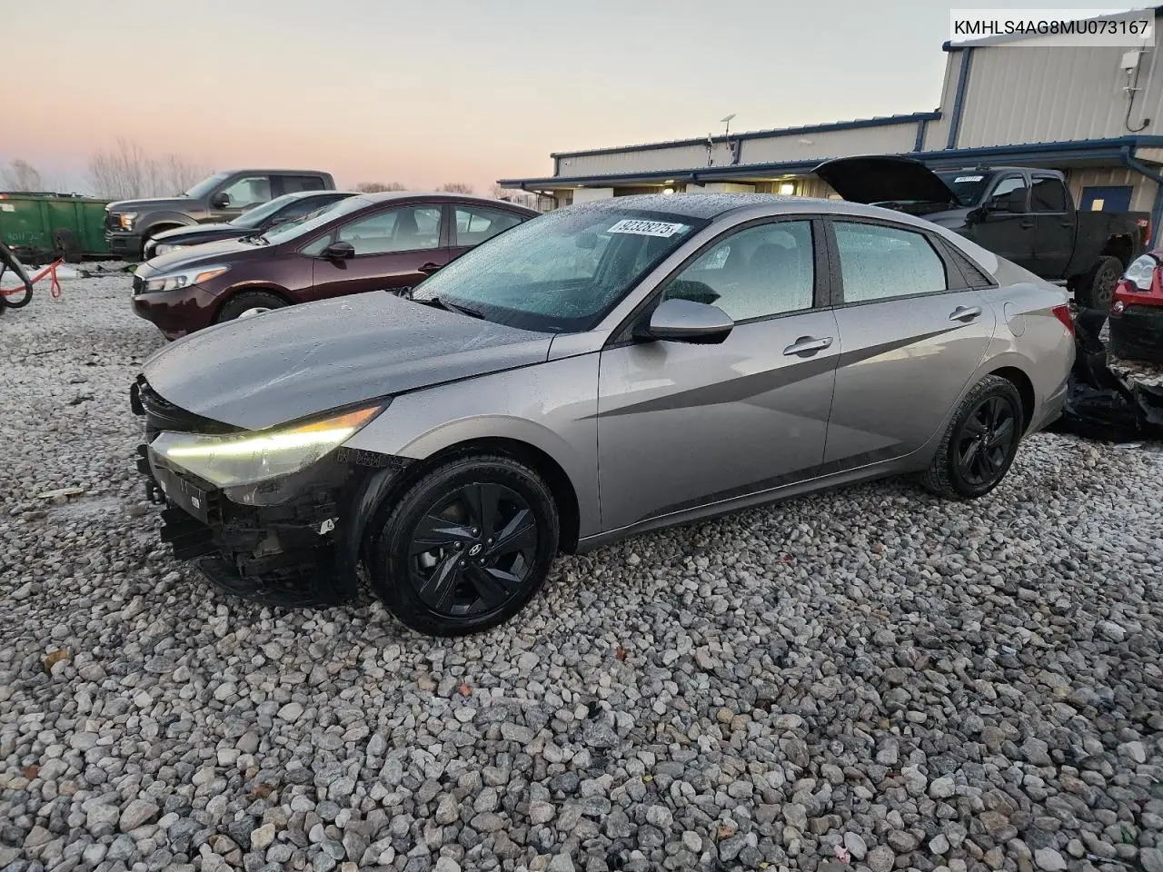 KMHLS4AG8MU073167 2021 Hyundai Elantra Sel