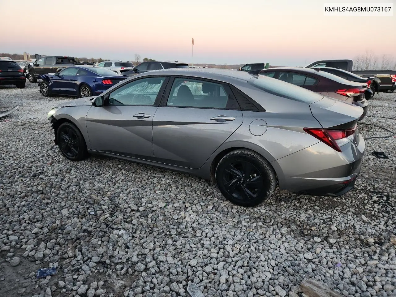 KMHLS4AG8MU073167 2021 Hyundai Elantra Sel