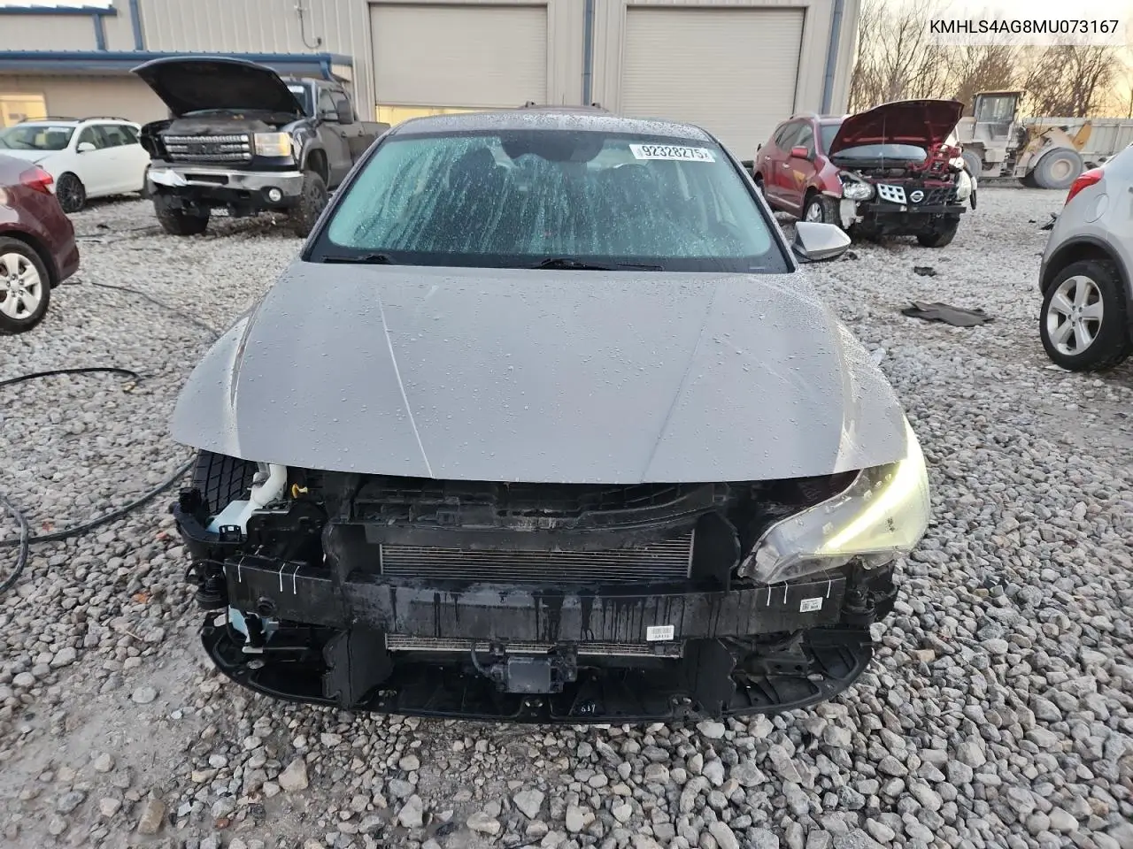 KMHLS4AG8MU073167 2021 Hyundai Elantra Sel