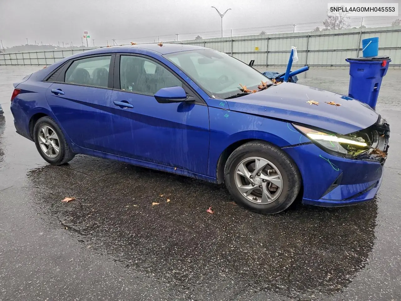 5NPLL4AG0MH045553 2021 Hyundai Elantra Se