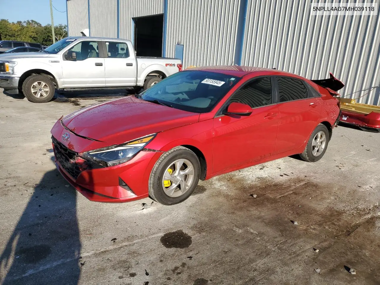 5NPLL4AG7MH039118 2021 Hyundai Elantra Se