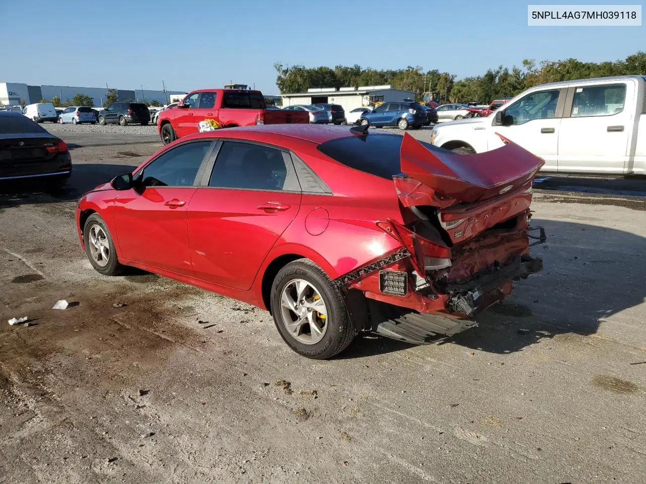 5NPLL4AG7MH039118 2021 Hyundai Elantra Se