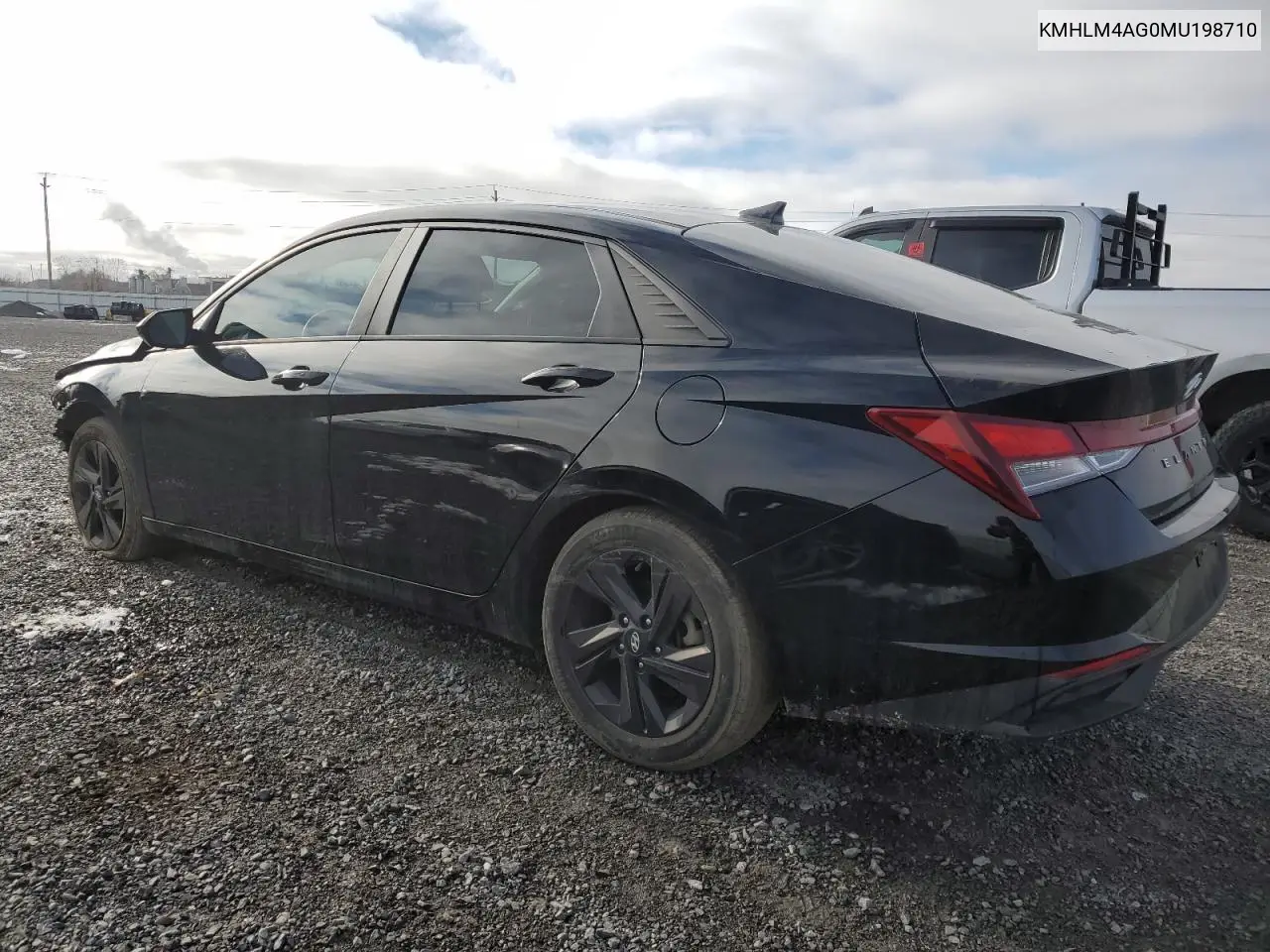 KMHLM4AG0MU198710 2021 Hyundai Elantra Sel