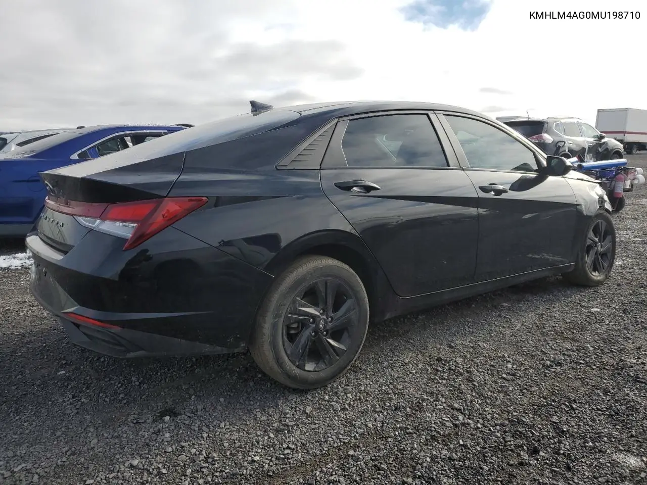 KMHLM4AG0MU198710 2021 Hyundai Elantra Sel