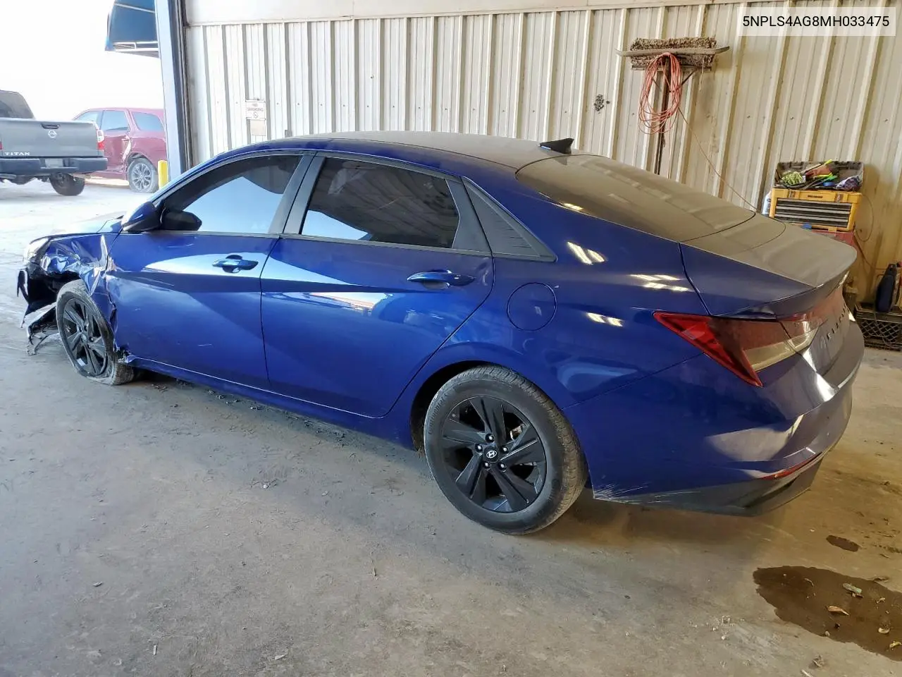5NPLS4AG8MH033475 2021 Hyundai Elantra Sel