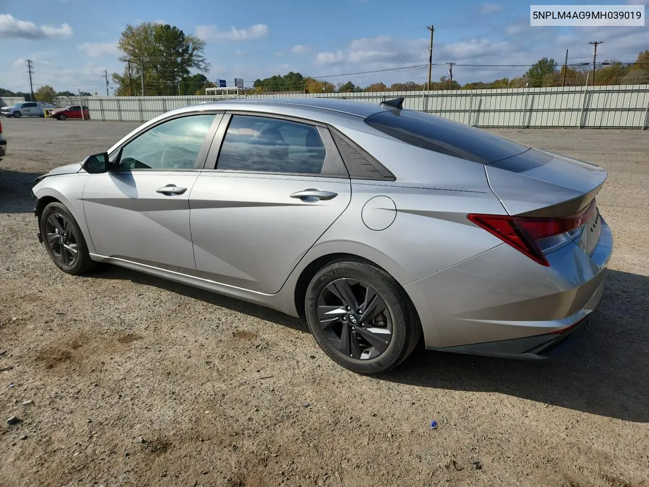 5NPLM4AG9MH039019 2021 Hyundai Elantra Sel