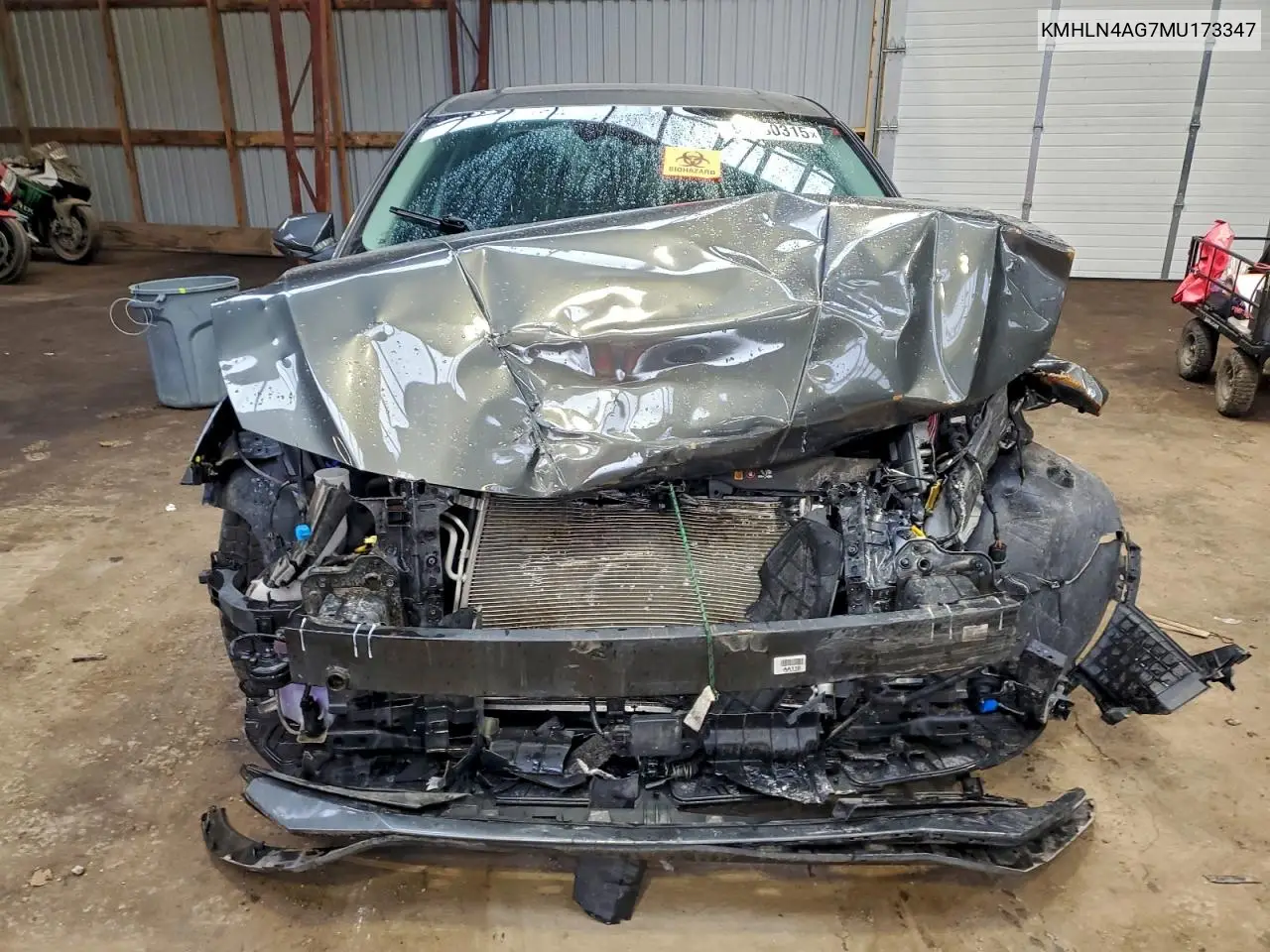 KMHLN4AG7MU173347 2021 Hyundai Elantra Sel