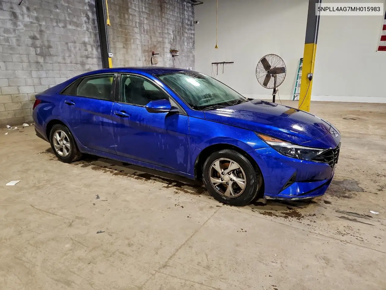 5NPLL4AG7MH015983 2021 Hyundai Elantra Se