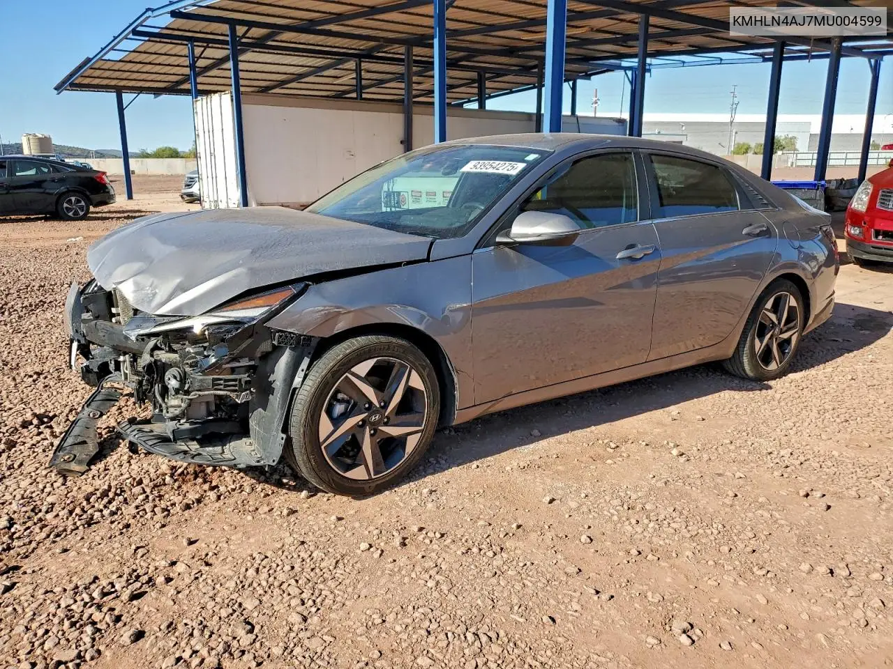 KMHLN4AJ7MU004599 2021 Hyundai Elantra Limited