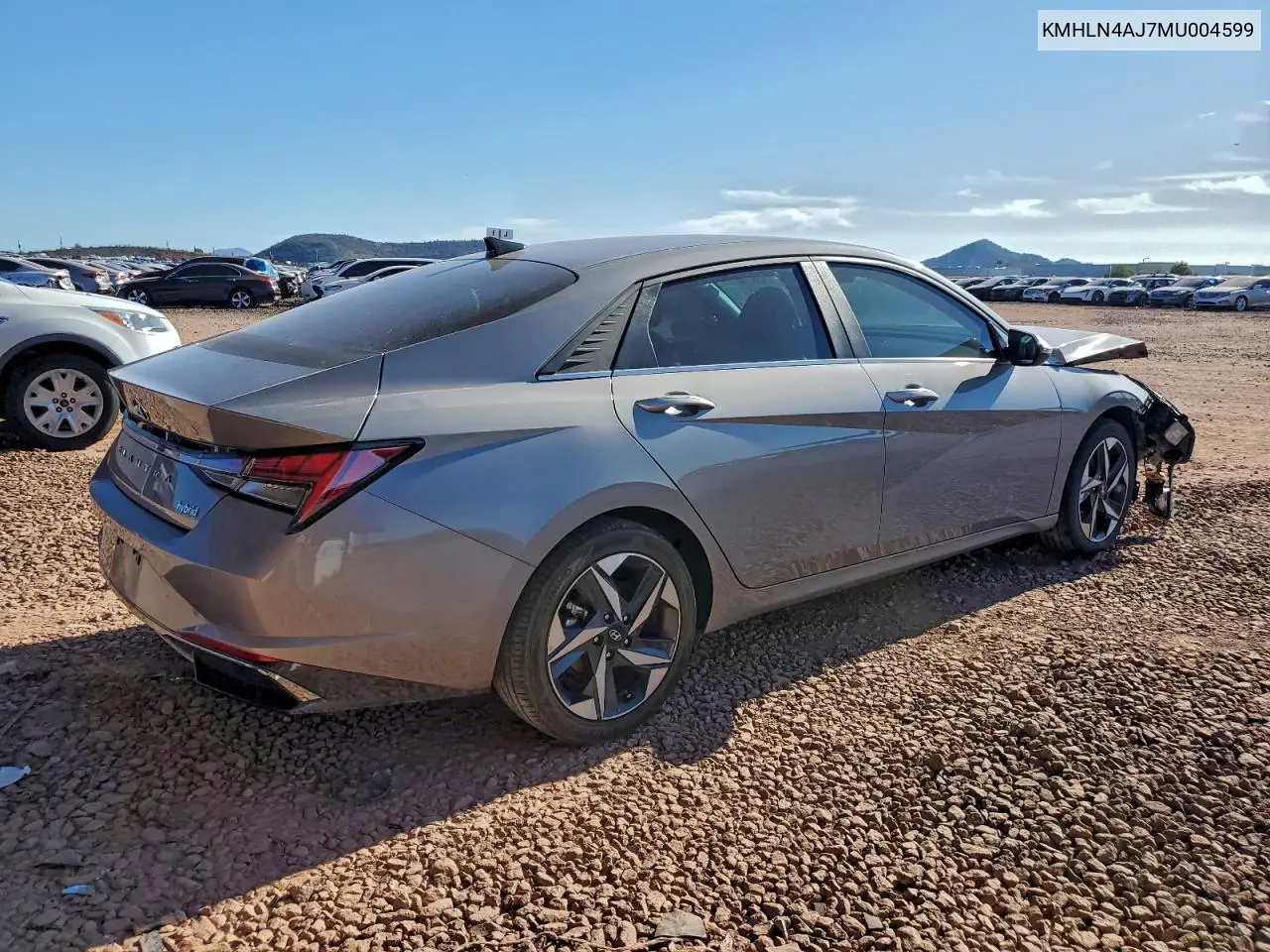 KMHLN4AJ7MU004599 2021 Hyundai Elantra Limited