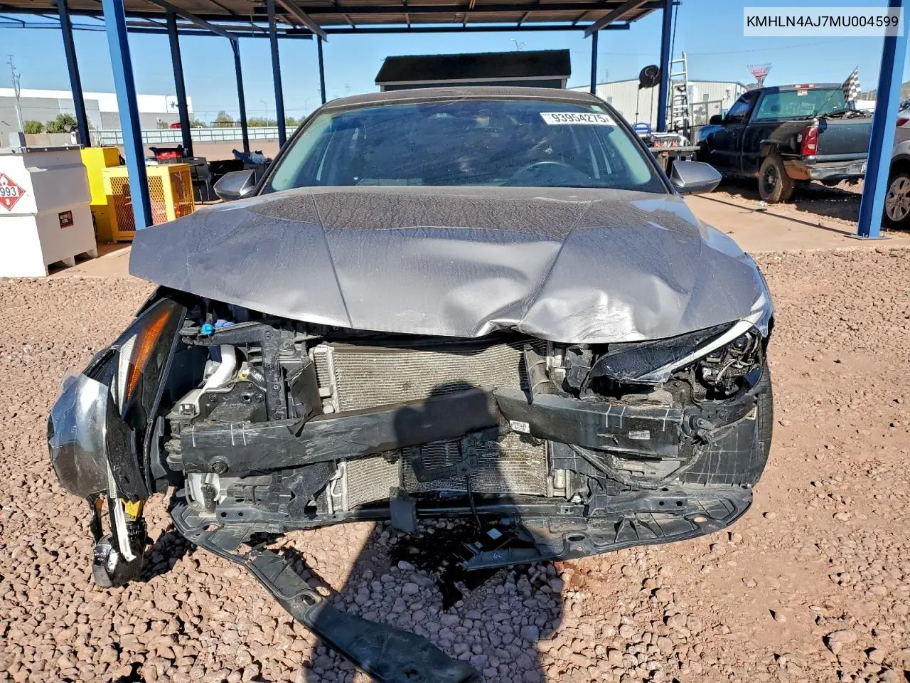 KMHLN4AJ7MU004599 2021 Hyundai Elantra Limited