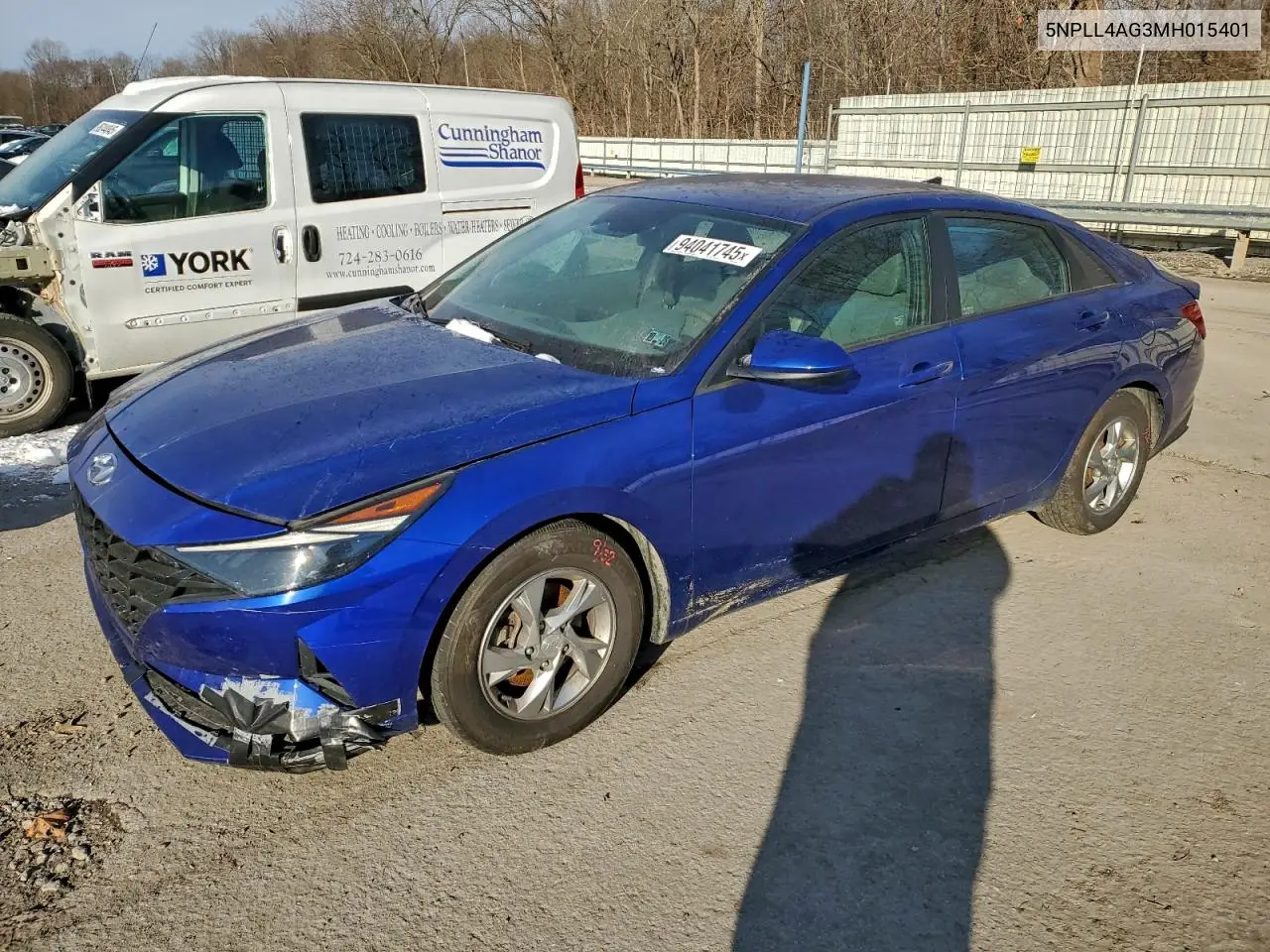 5NPLL4AG3MH015401 2021 Hyundai Elantra Se