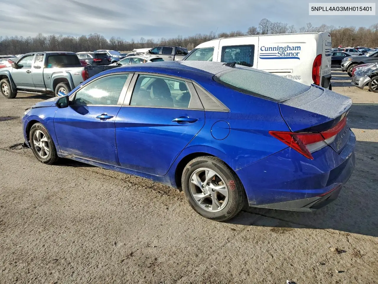 5NPLL4AG3MH015401 2021 Hyundai Elantra Se
