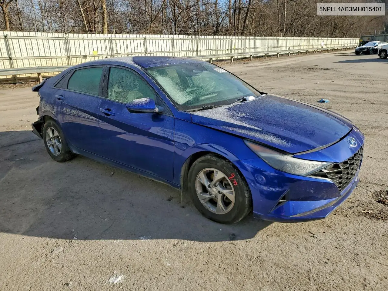 5NPLL4AG3MH015401 2021 Hyundai Elantra Se
