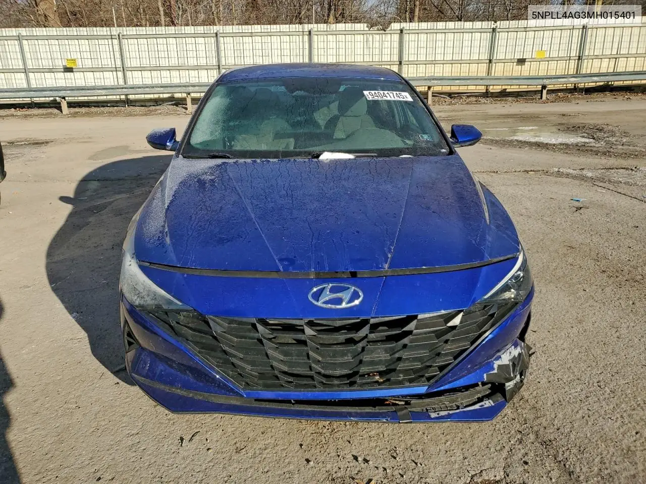 5NPLL4AG3MH015401 2021 Hyundai Elantra Se
