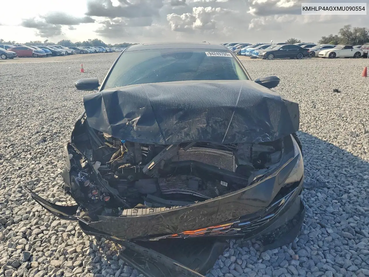 KMHLP4AGXMU090554 2021 Hyundai Elantra Limited