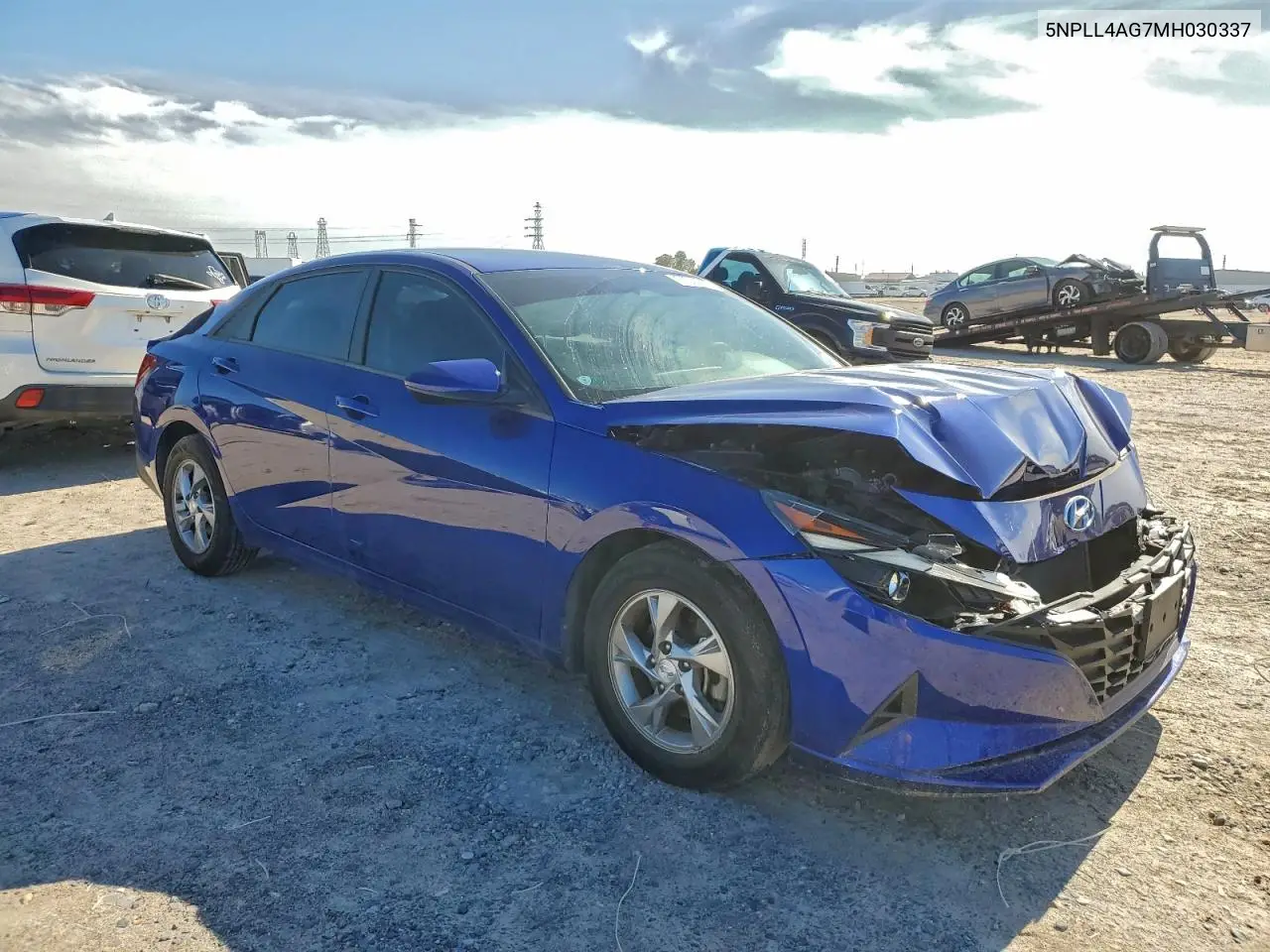 5NPLL4AG7MH030337 2021 Hyundai Elantra Se