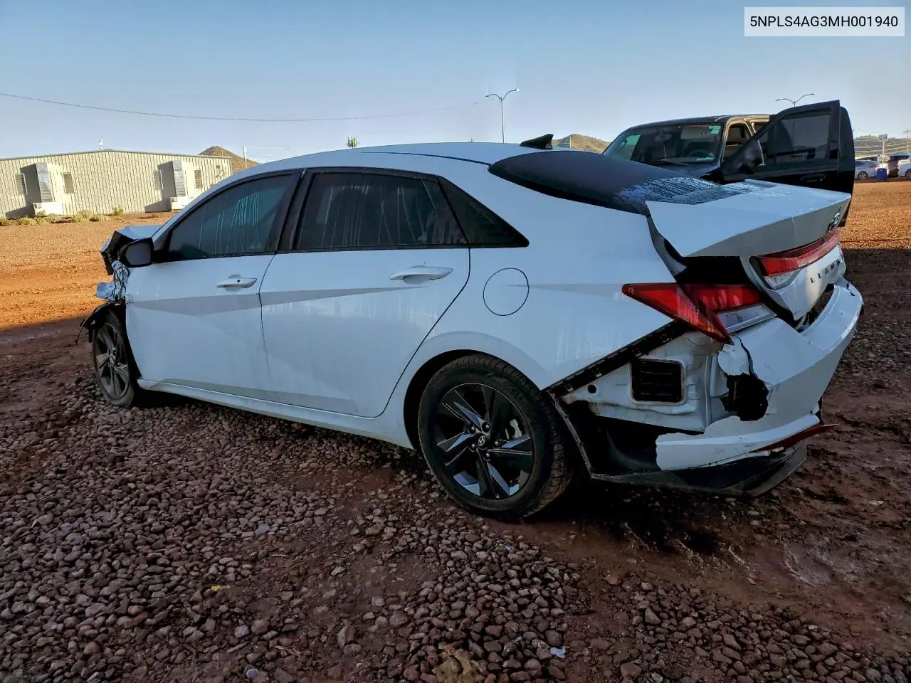 5NPLS4AG3MH001940 2021 Hyundai Elantra Sel