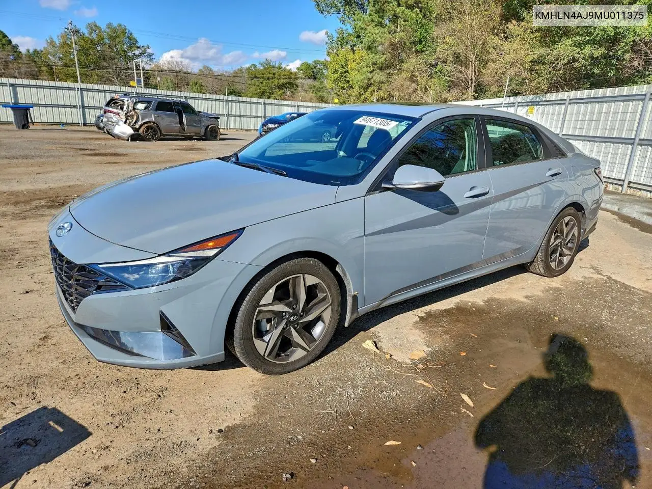 KMHLN4AJ9MU011375 2021 Hyundai Elantra Limited
