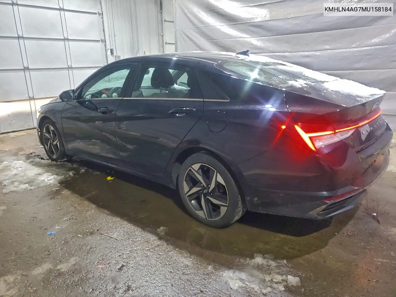KMHLN4AG7MU158184 2021 Hyundai Elantra Sel
