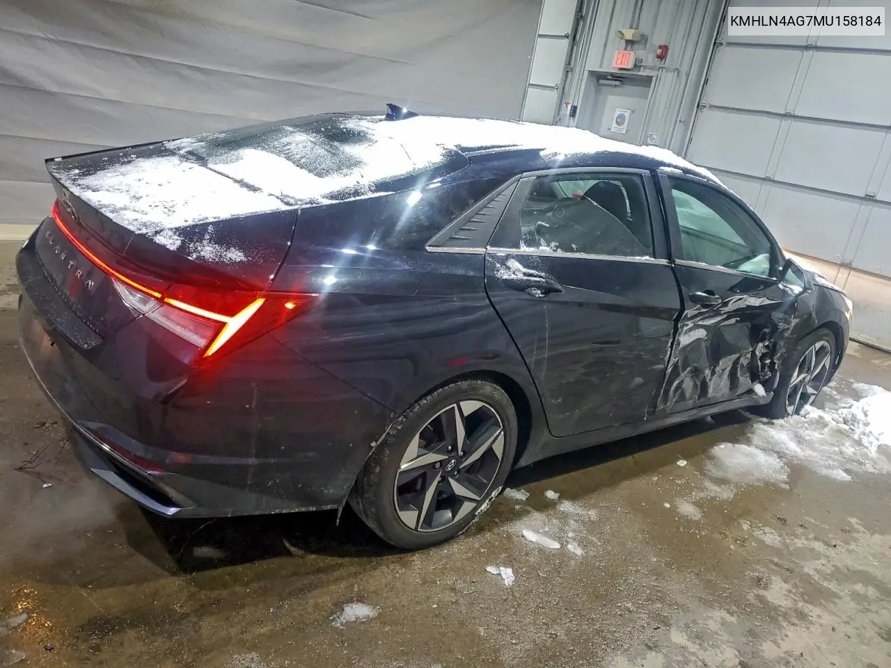 KMHLN4AG7MU158184 2021 Hyundai Elantra Sel