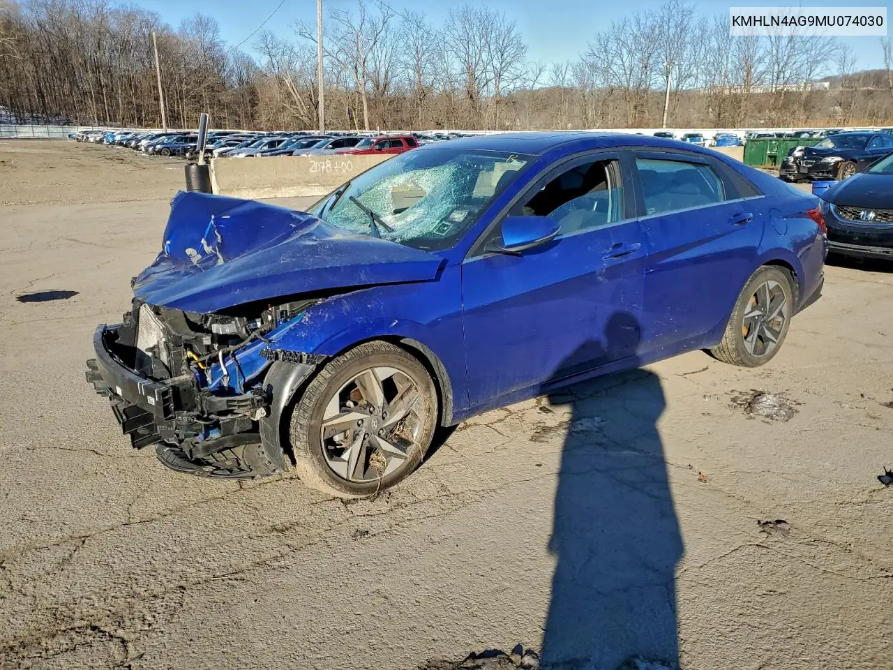 KMHLN4AG9MU074030 2021 Hyundai Elantra Sel