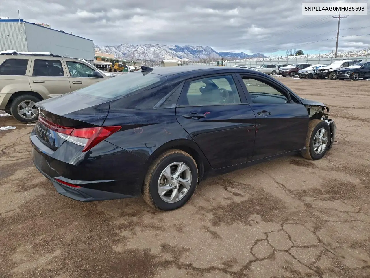 5NPLL4AG0MH036593 2021 Hyundai Elantra Se