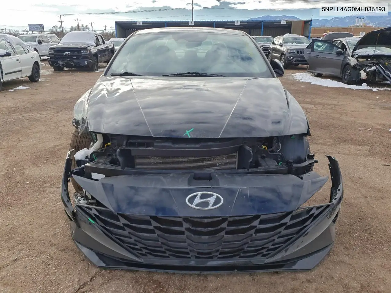5NPLL4AG0MH036593 2021 Hyundai Elantra Se