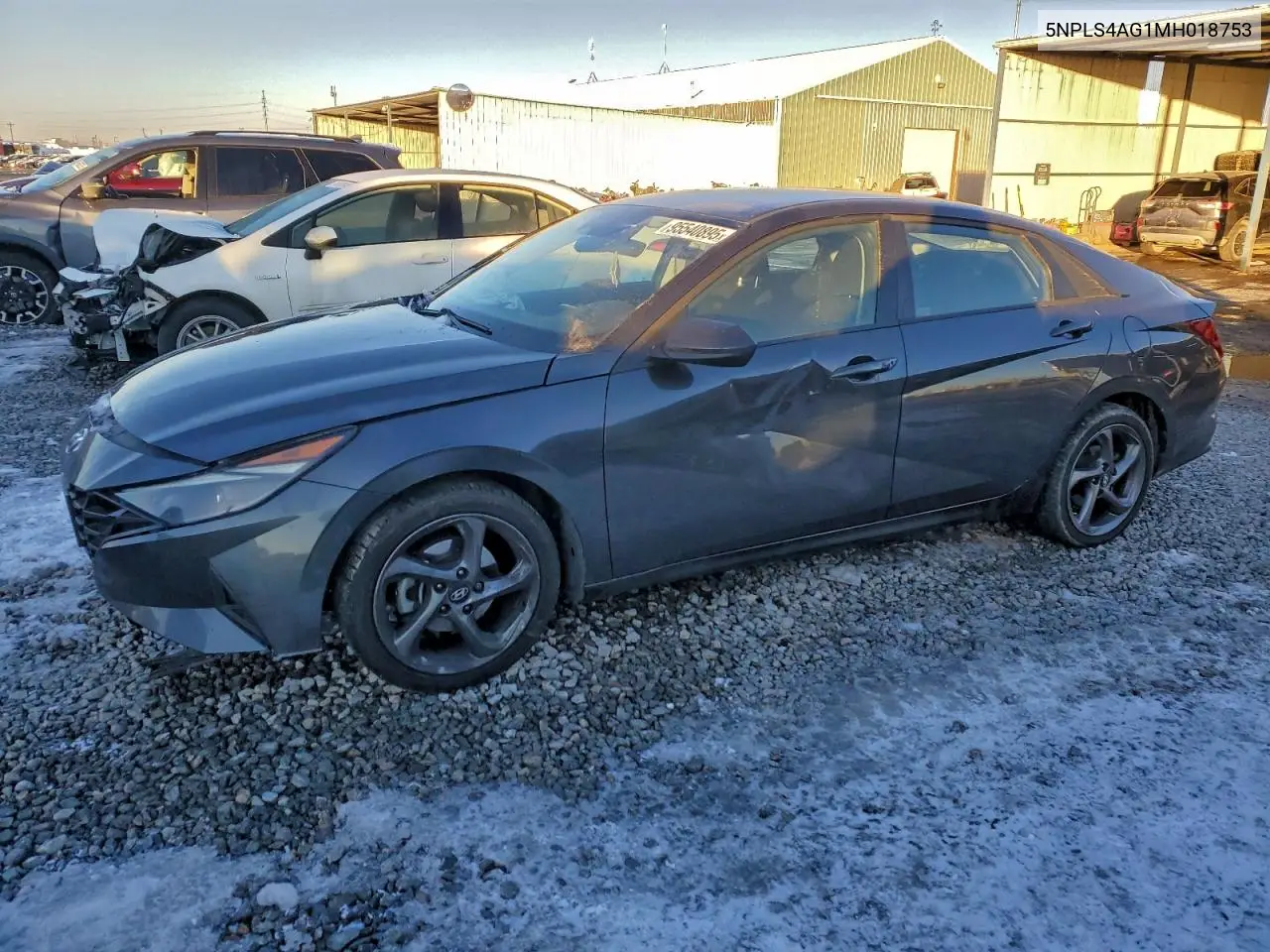 5NPLS4AG1MH018753 2021 Hyundai Elantra Sel