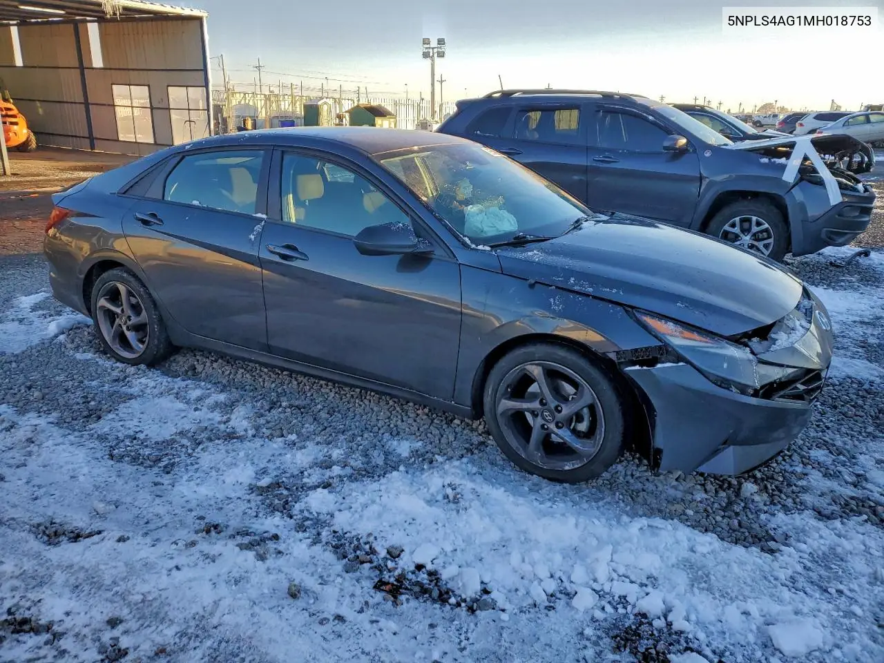 5NPLS4AG1MH018753 2021 Hyundai Elantra Sel
