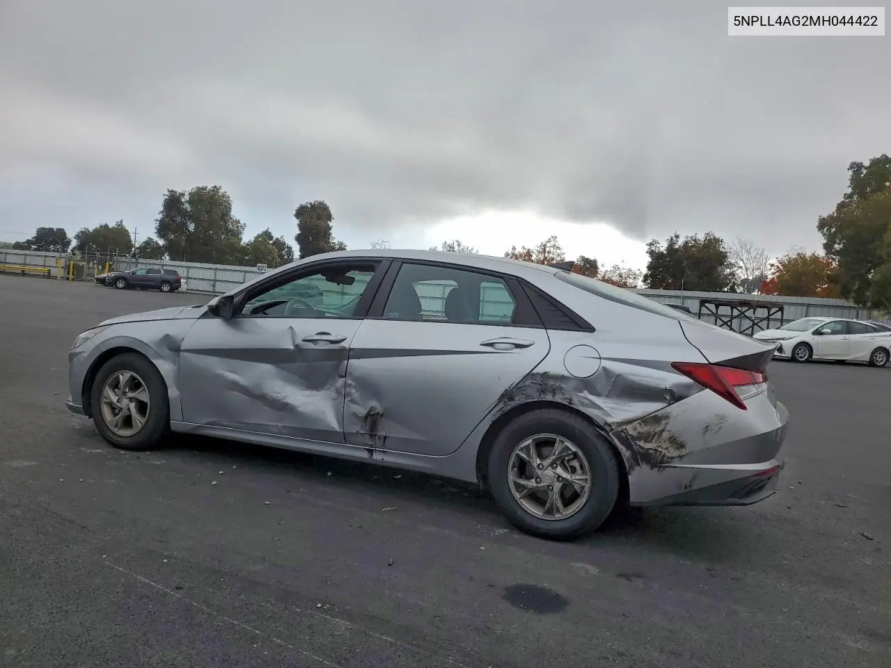 5NPLL4AG2MH044422 2021 Hyundai Elantra Se