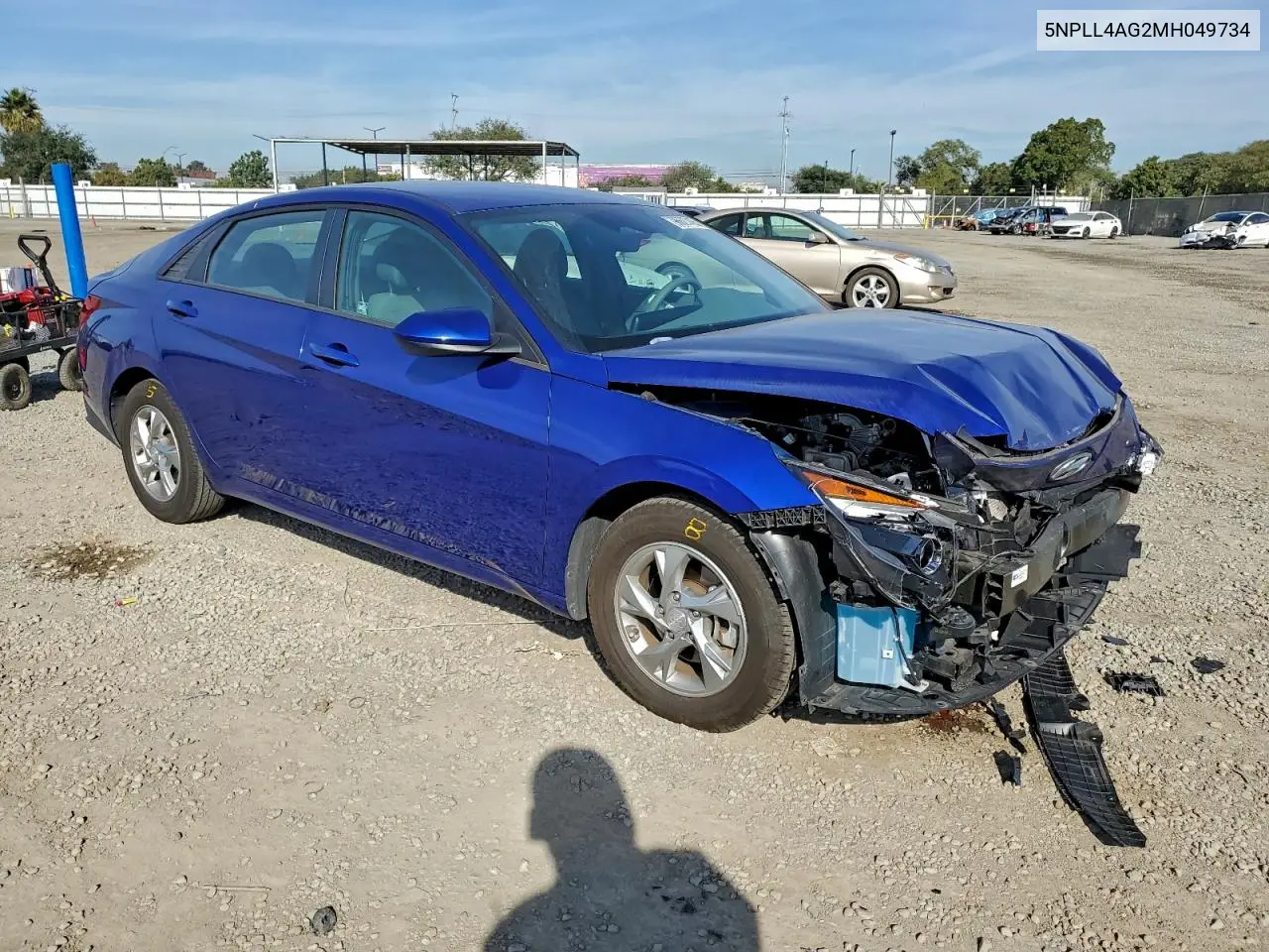 5NPLL4AG2MH049734 2021 Hyundai Elantra Se