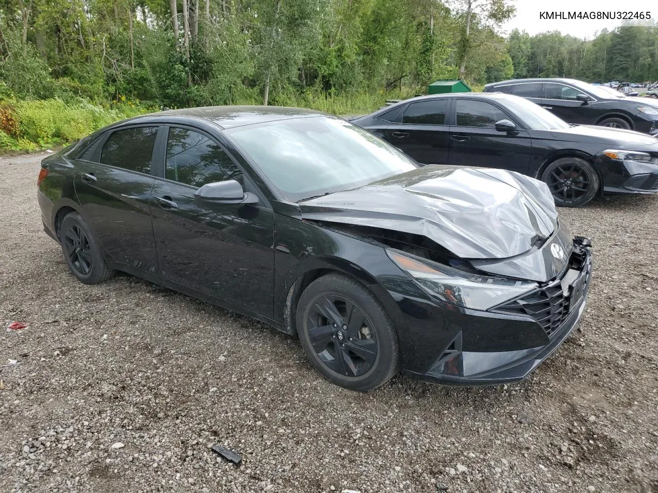 2022 Hyundai Elantra Sel VIN: KMHLM4AG8NU322465 Lot: 67736494