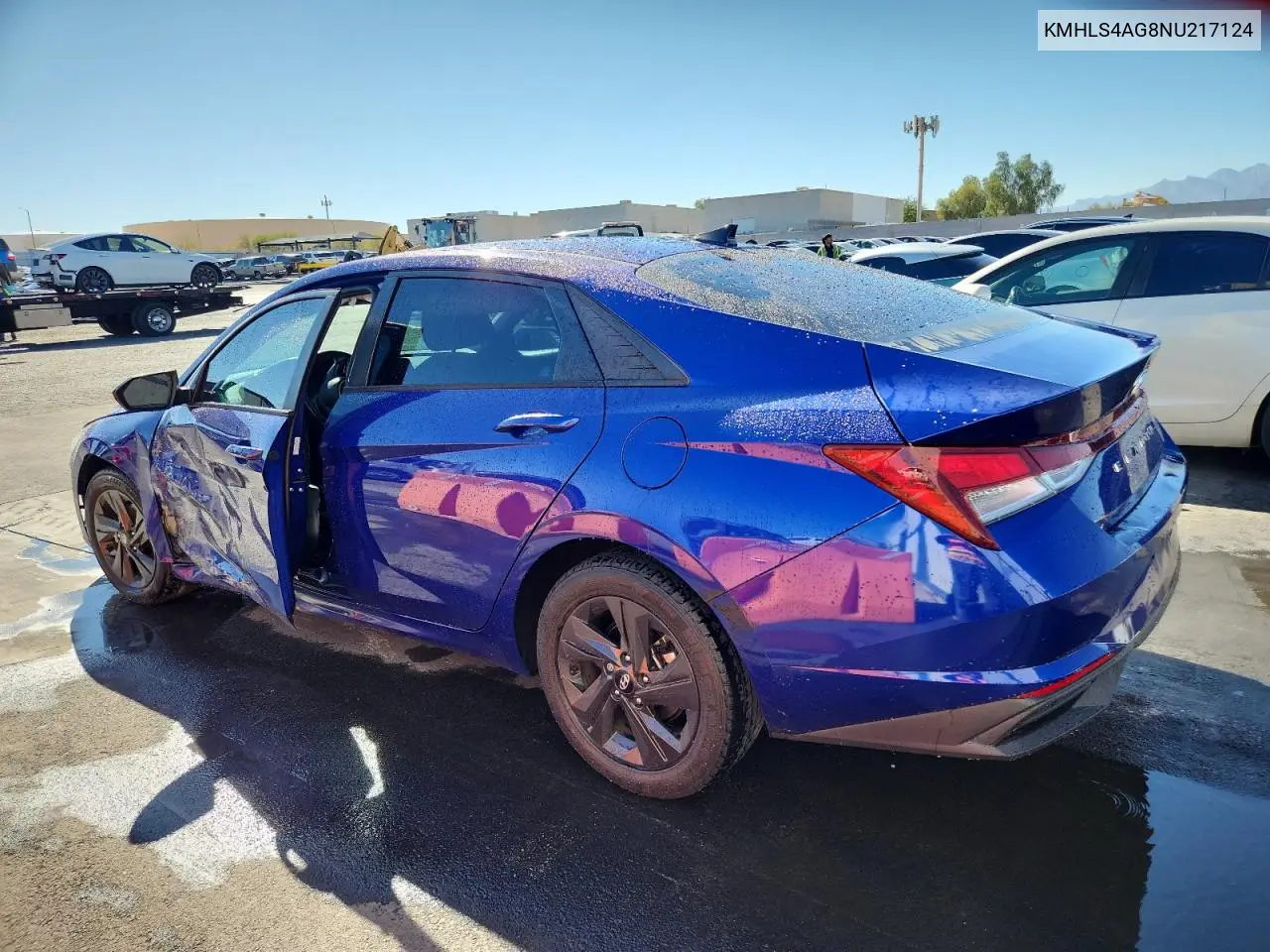 KMHLS4AG8NU217124 2022 Hyundai Elantra Sel