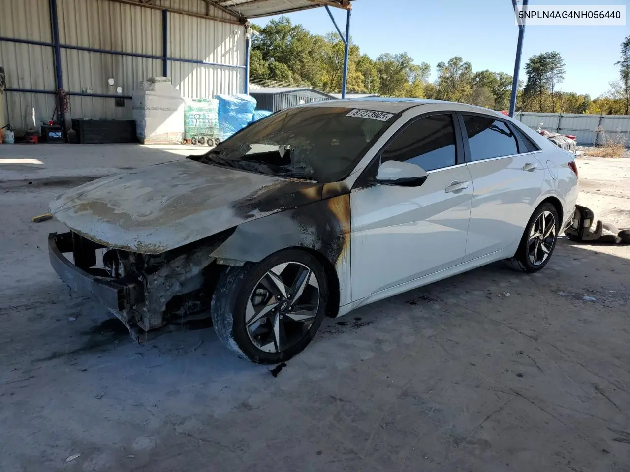5NPLN4AG4NH056440 2022 Hyundai Elantra Sel