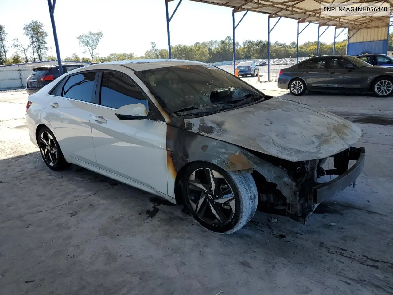 5NPLN4AG4NH056440 2022 Hyundai Elantra Sel