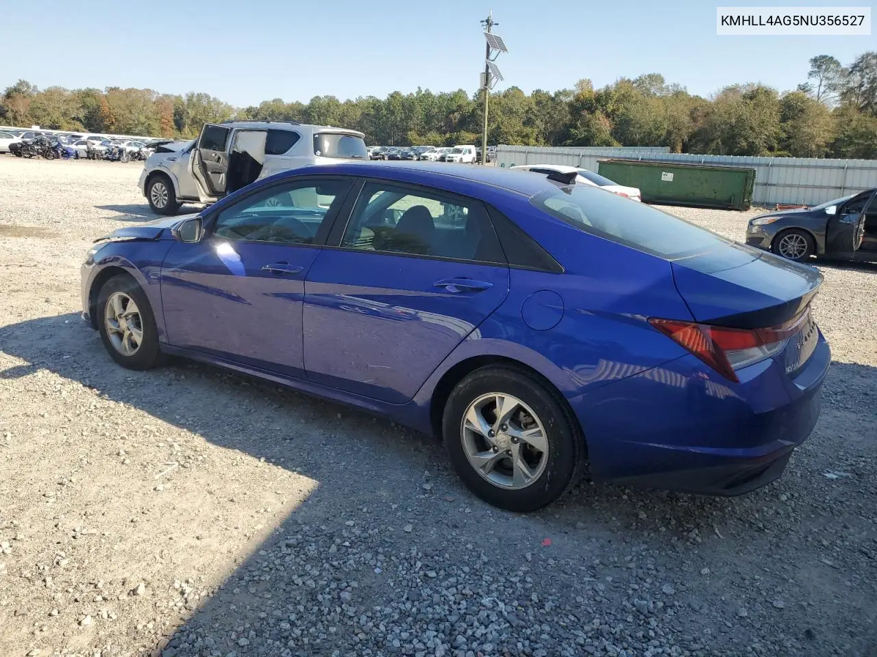 KMHLL4AG5NU356527 2022 Hyundai Elantra Se
