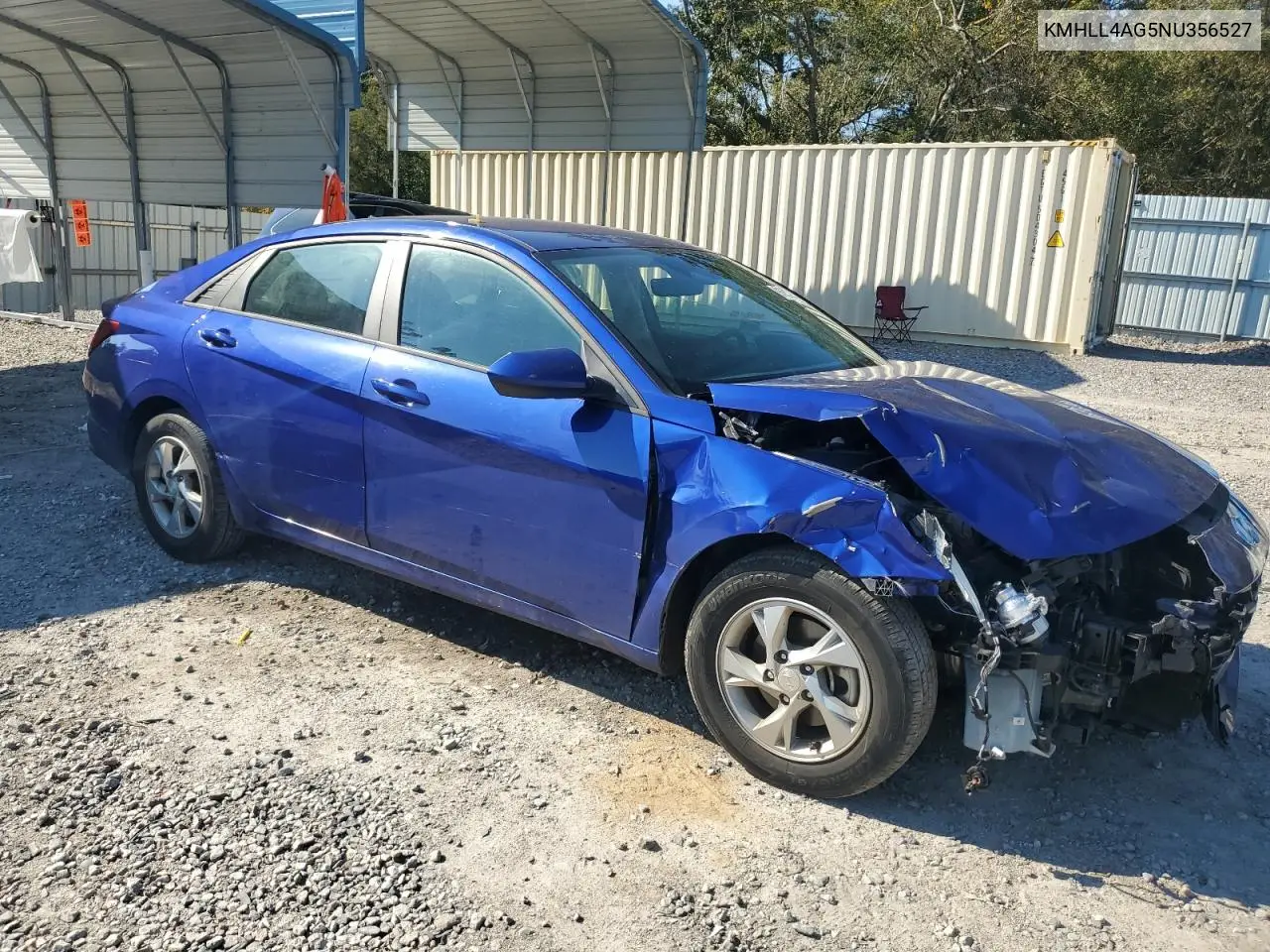KMHLL4AG5NU356527 2022 Hyundai Elantra Se