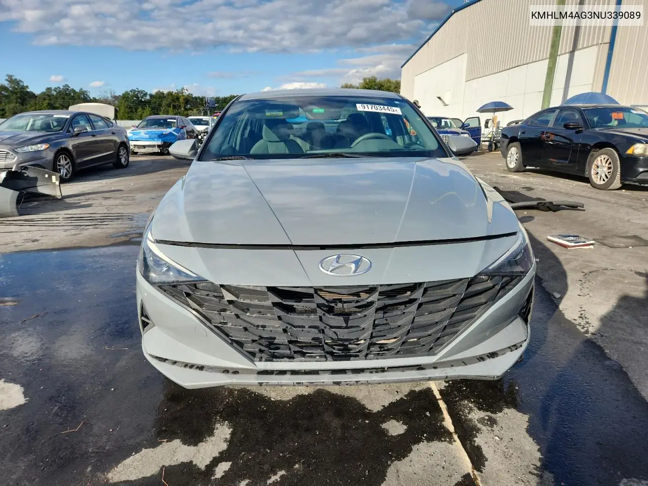 KMHLM4AG3NU339089 2022 Hyundai Elantra Sel