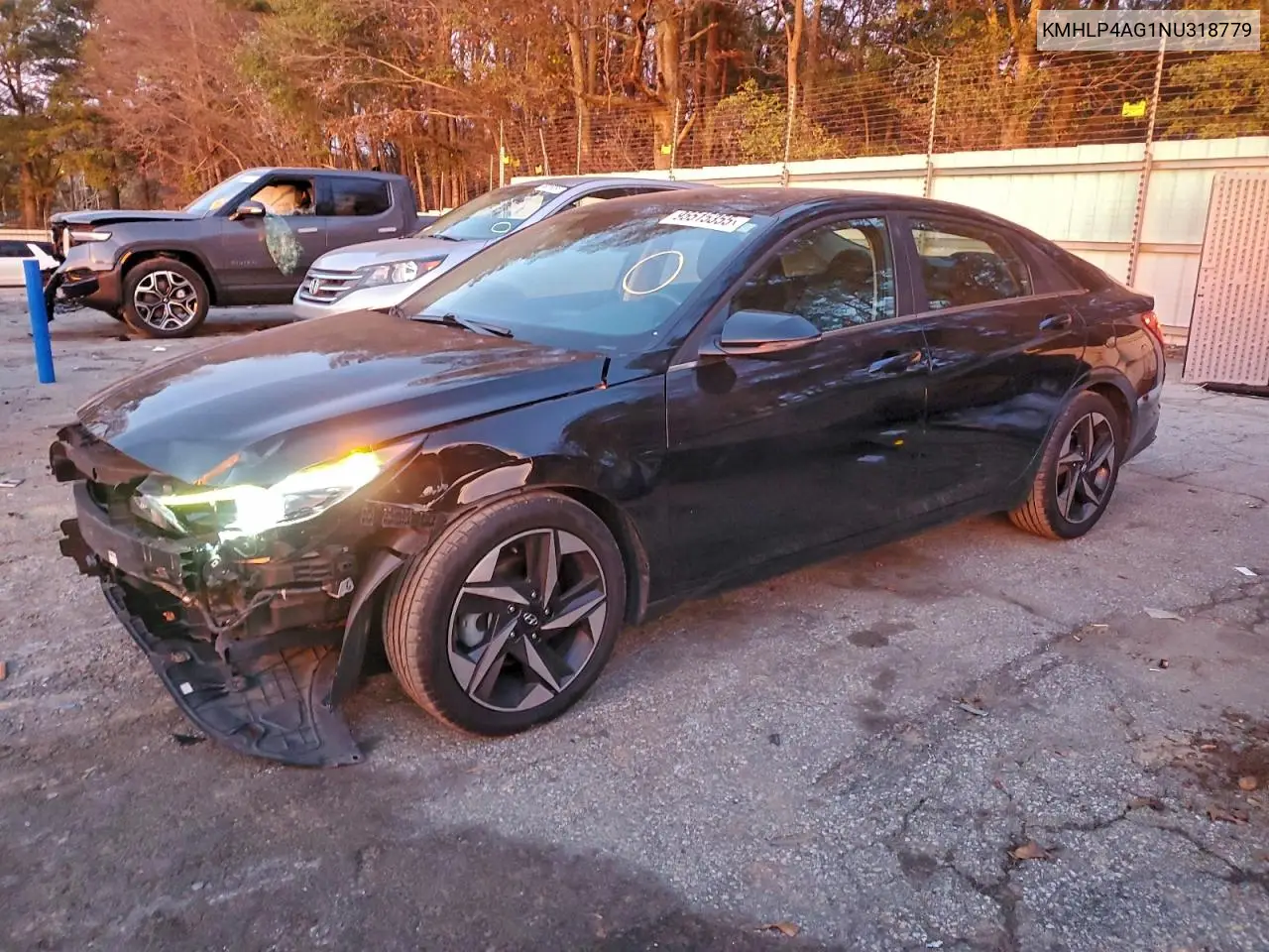 KMHLP4AG1NU318779 2022 Hyundai Elantra Limited
