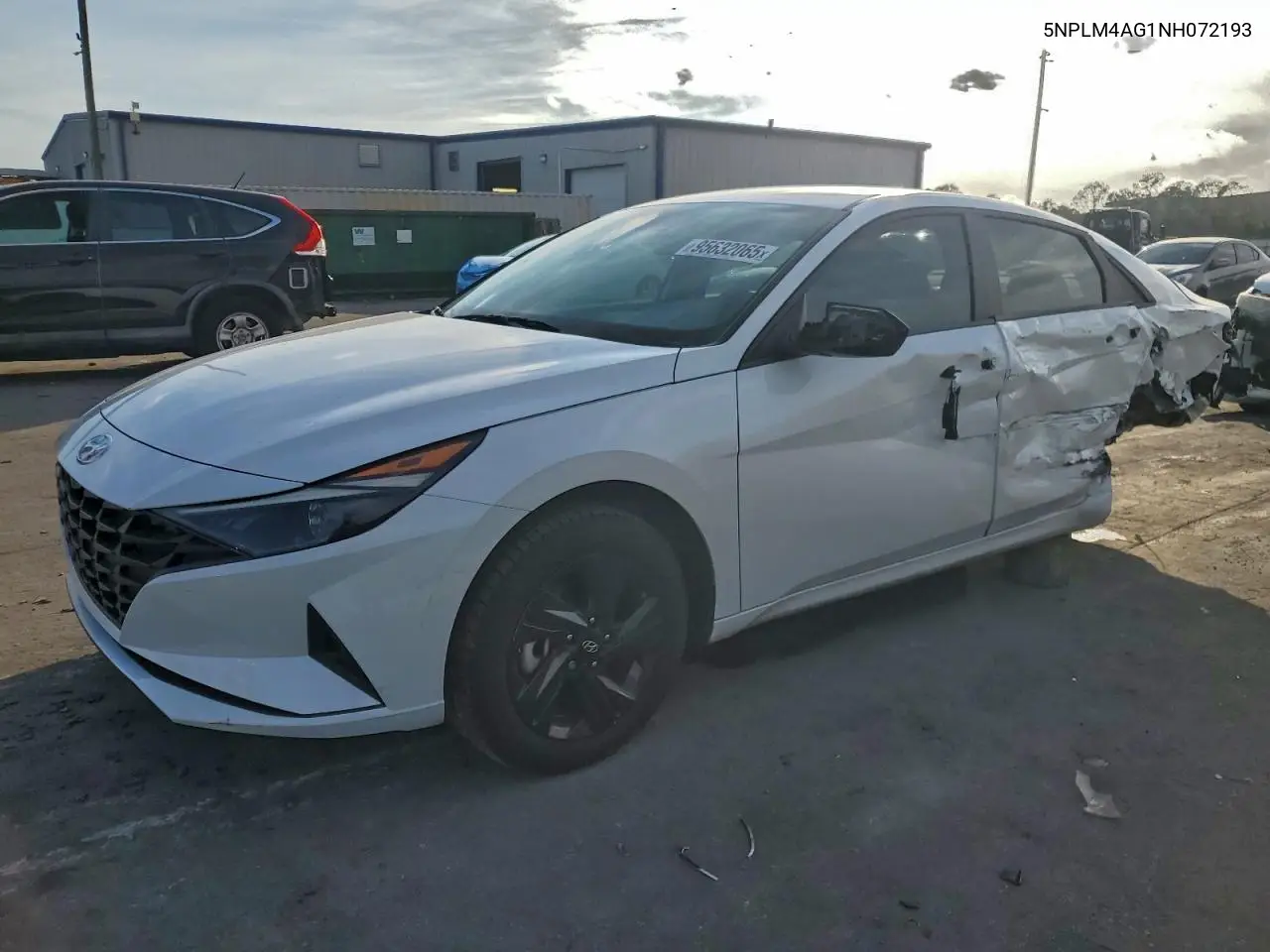 5NPLM4AG1NH072193 2022 Hyundai Elantra Sel