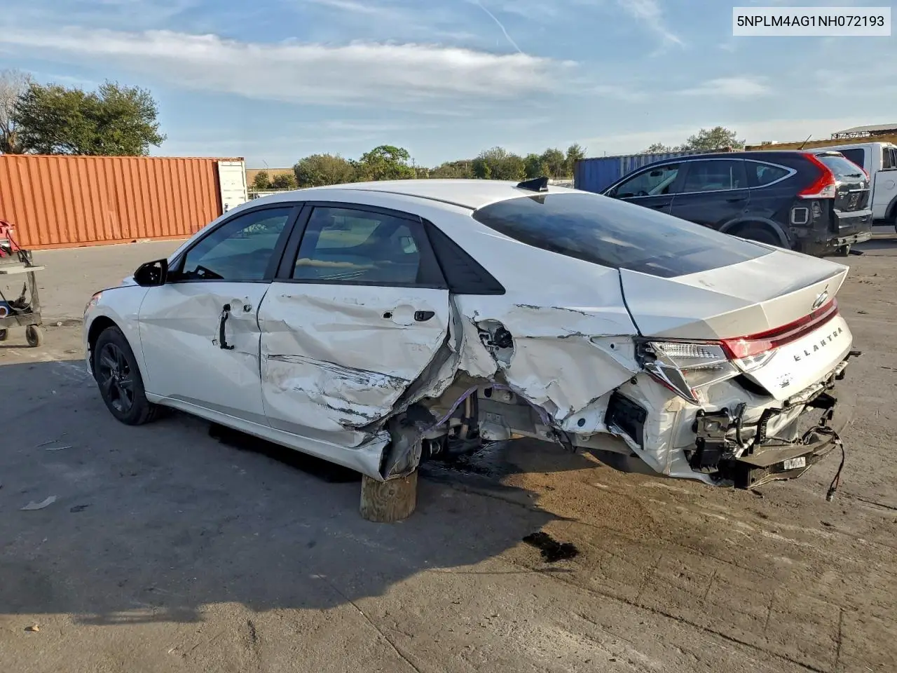 5NPLM4AG1NH072193 2022 Hyundai Elantra Sel