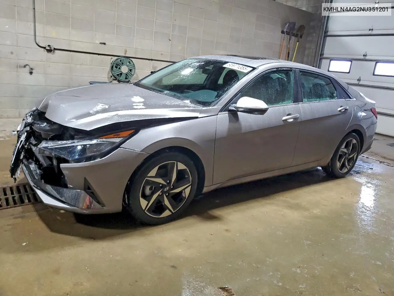 KMHLN4AG2NU351201 2022 Hyundai Elantra Sel