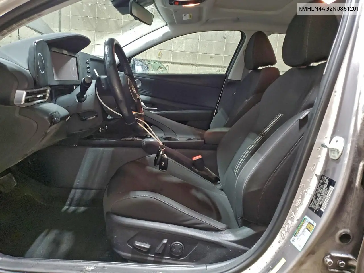 KMHLN4AG2NU351201 2022 Hyundai Elantra Sel