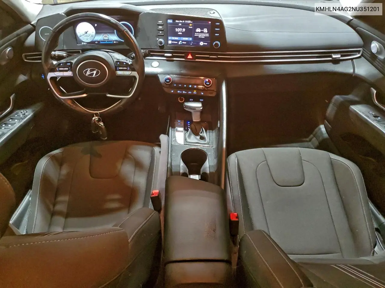KMHLN4AG2NU351201 2022 Hyundai Elantra Sel