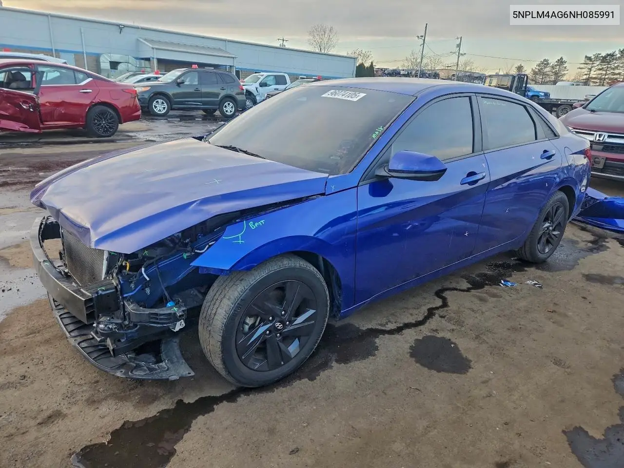 5NPLM4AG6NH085991 2022 Hyundai Elantra Sel