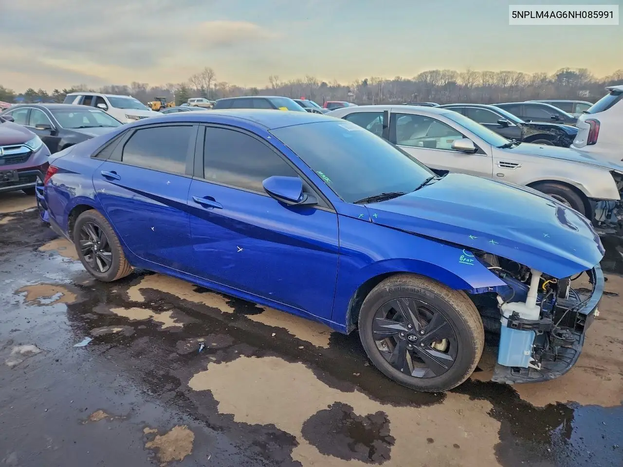 5NPLM4AG6NH085991 2022 Hyundai Elantra Sel